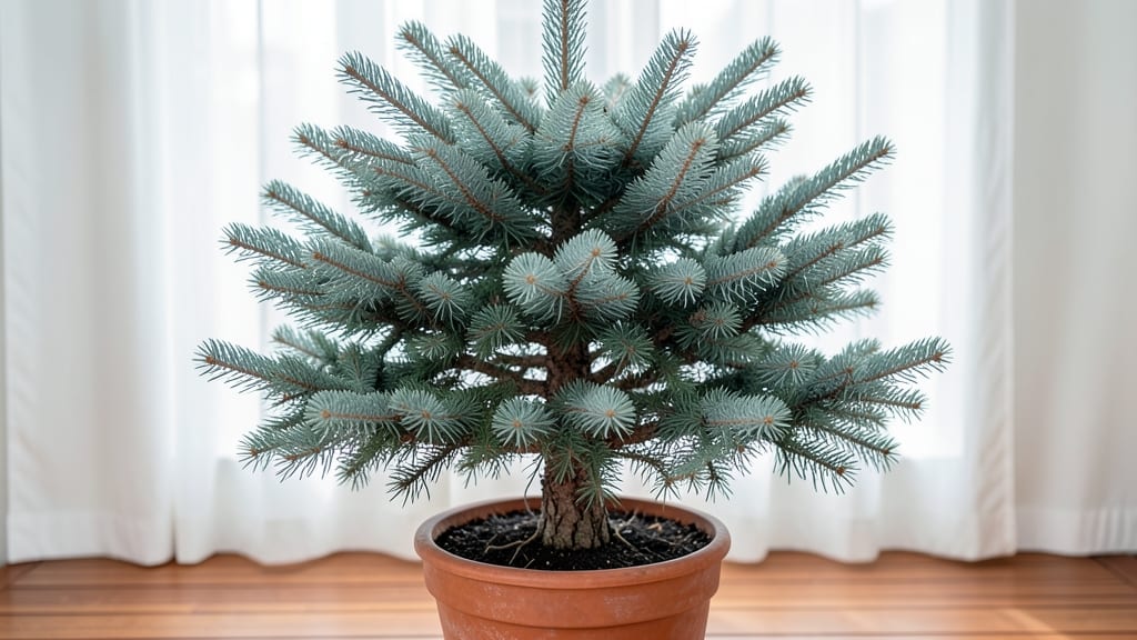 Blue Spruce Christmas Tree Potted: Evergreen Elegance for Year-Round Holiday Charm