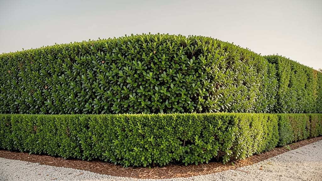 Hedge Berm with Boxwood