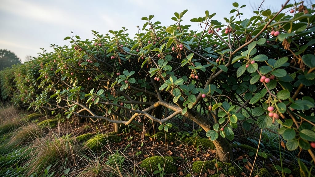 Naturalistic Strawberry Tree Hedge Style