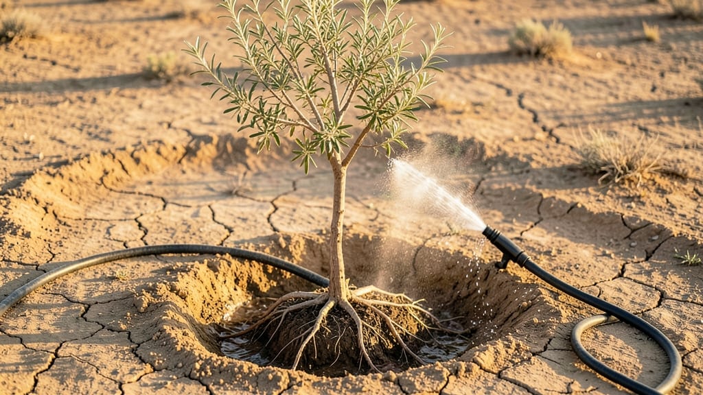 Two-Year-Old Trees in Drought-Prone Areas
