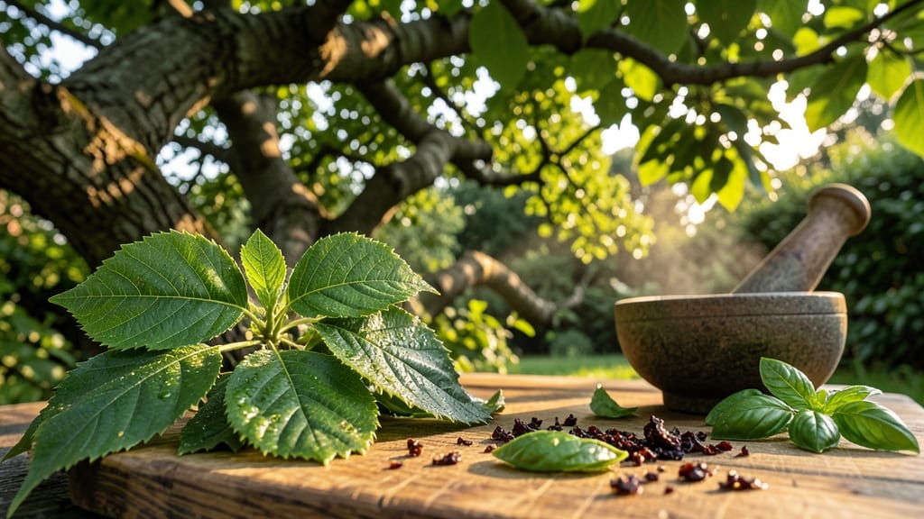 Wild Black Cherry Leaves for Foraged Pesto