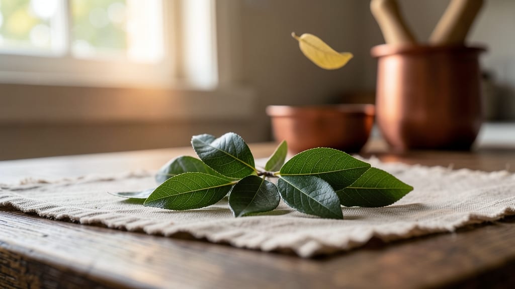 Dried Cherry Laurel Leaves for Cooking