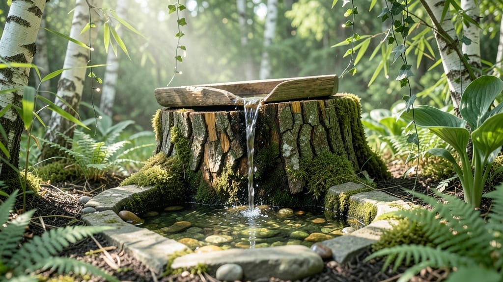 Fairy Waterfall Stump