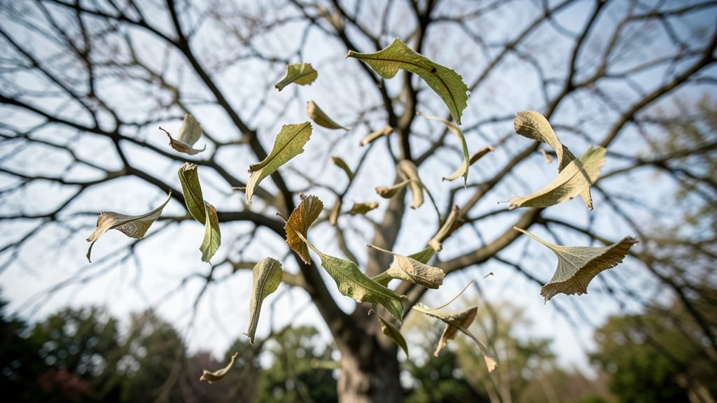 Elm Winged Seed Pods with Uneven Wings