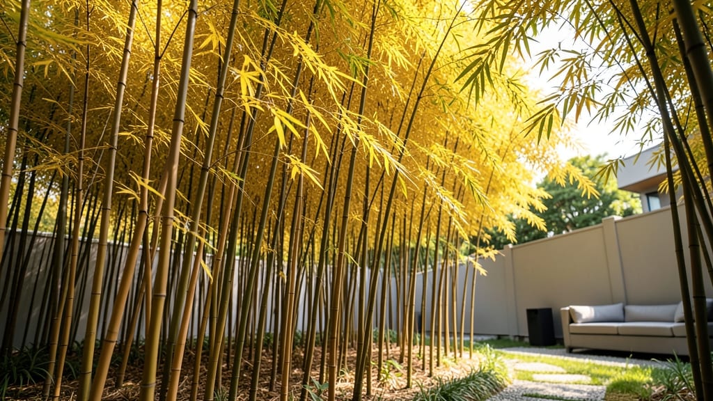 Golden Goddess Bamboo for Sunlit Spaces