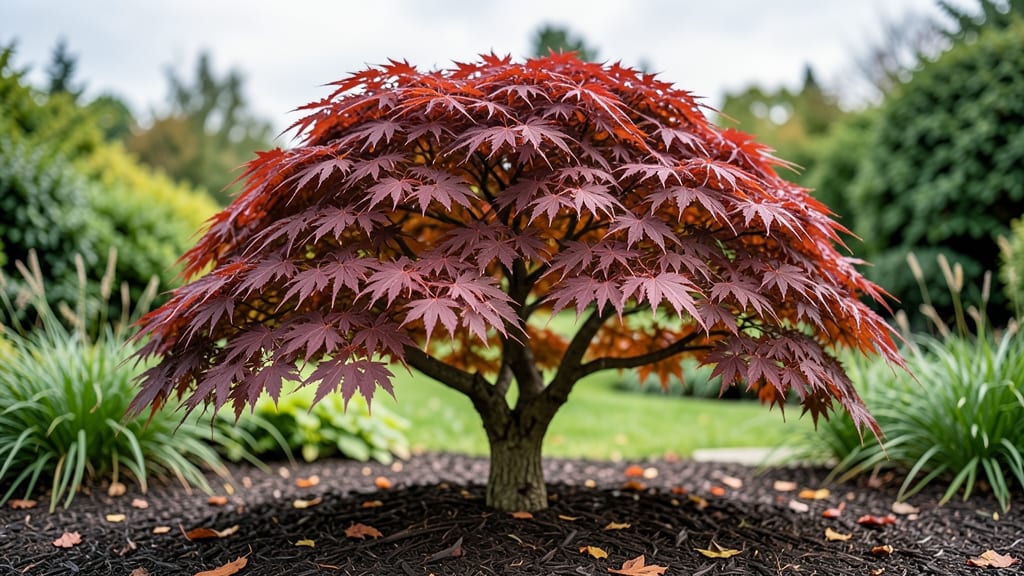 Maple Tree Burgundy Leaves: Year-Round Foliage Drama in Vibrant Red