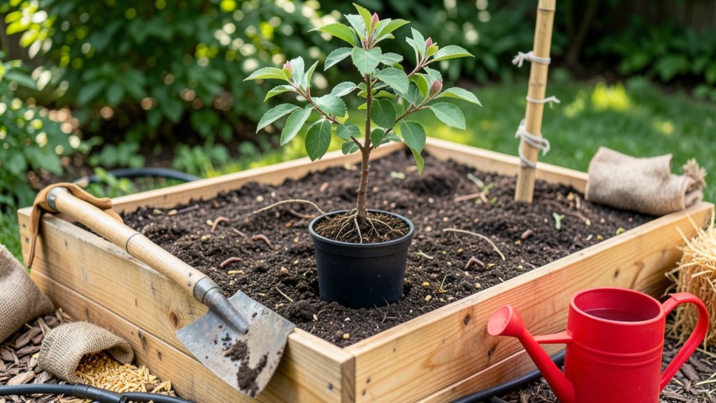 Raised Bed Tree Planting: Layered Soil Secrets for Thriving Growth
