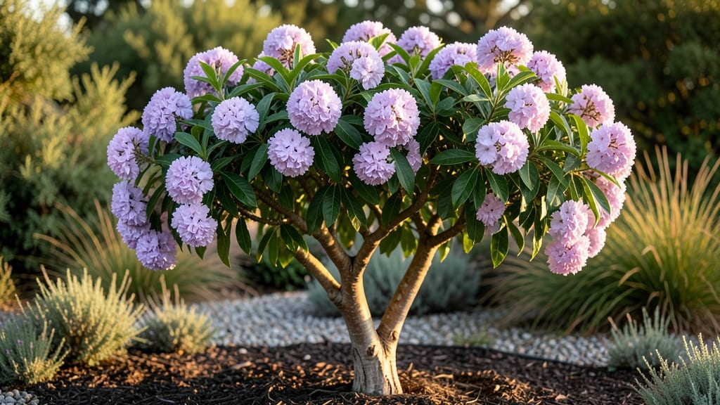 Tree with Lilac Flowers Found in Warm Climates: Fragrant Purple Blooms That Attract Bees Year-Round