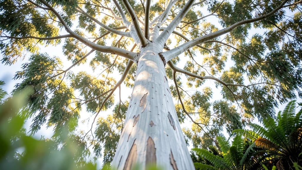 Eucalyptus Tree with Peppermint Bark