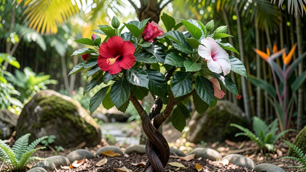 Braided Hibiscus Tree Full Grown: Lush Canopy That Thrives in 5 Zones