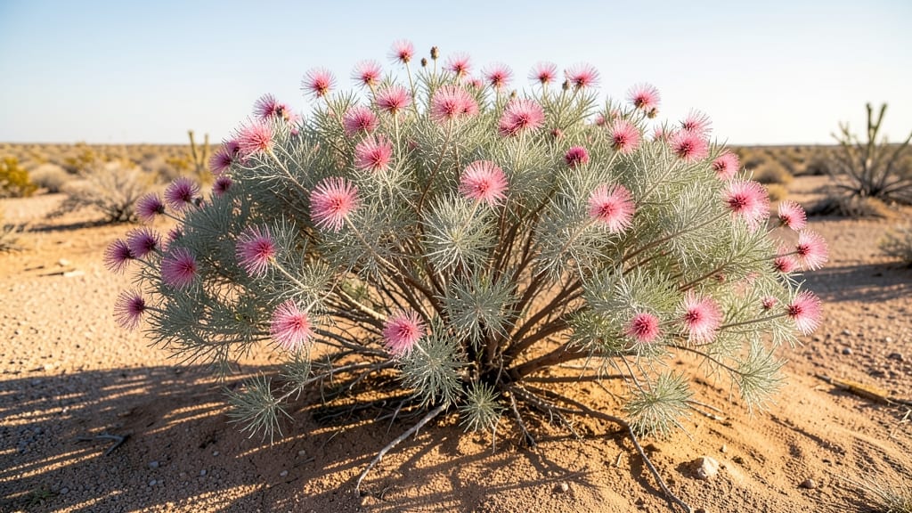 Pink Fairy Duster Shrub for Desert Gardens
