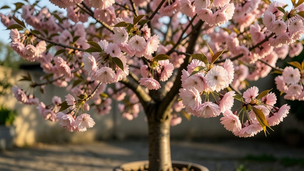 Pink Flowering Cherry Tree