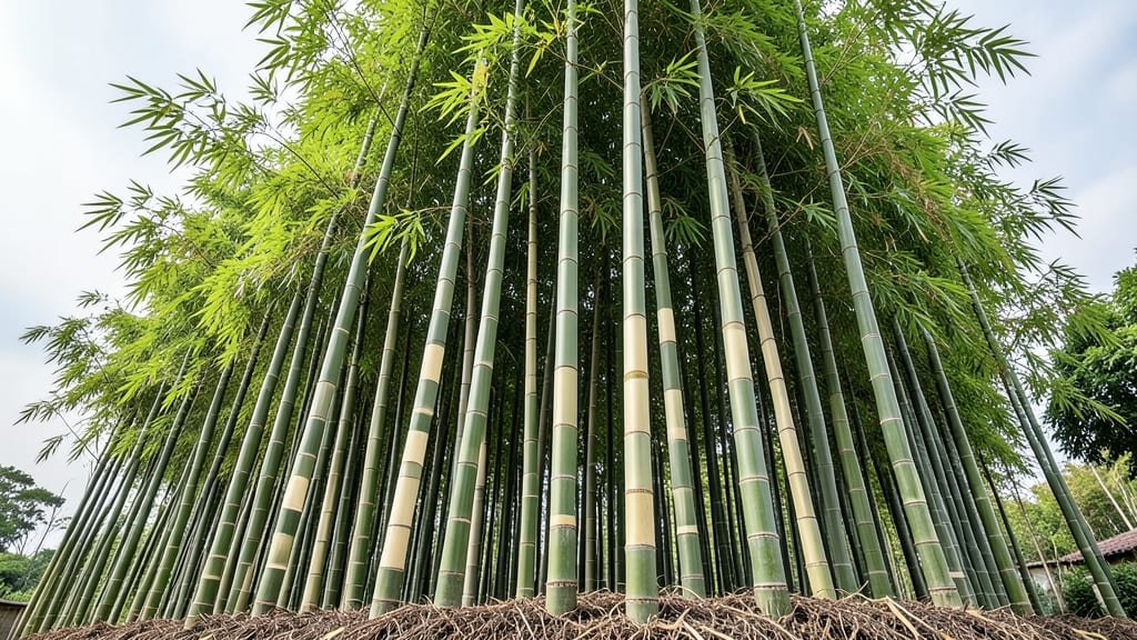 Bambusa multiplex 'Alphonso-Karr' for Variegated Privacy