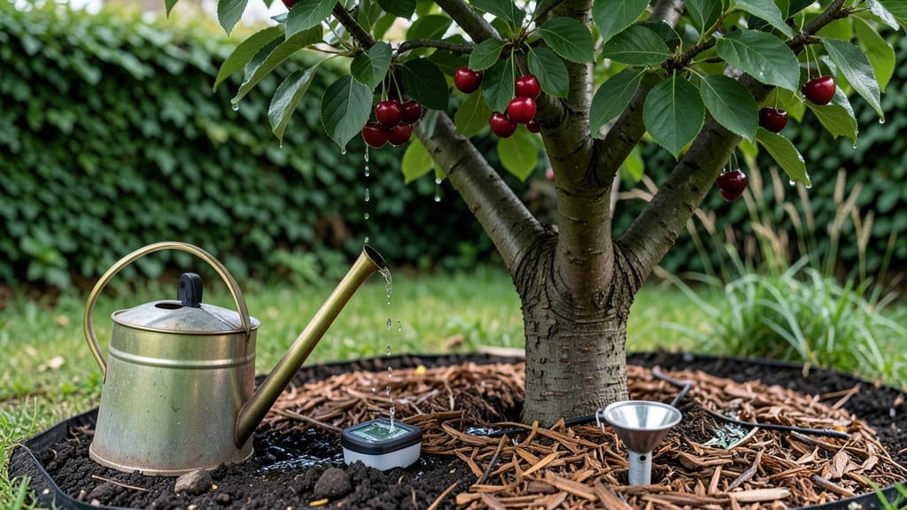 How Much Water Does a Cherry Tree Need: Seasonal Guide for Thriving Growth
