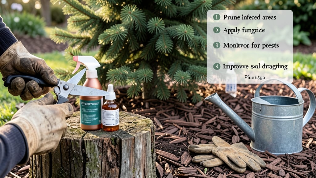 Evergreen Tree Diseases Treatment: Fungal Blight Cure in 3 Steps