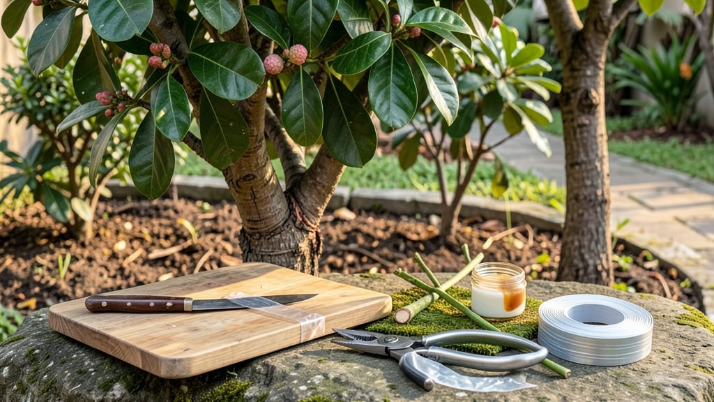 Lychee Fruit Tree Grafting: Precision Technique for Faster Fruit Production