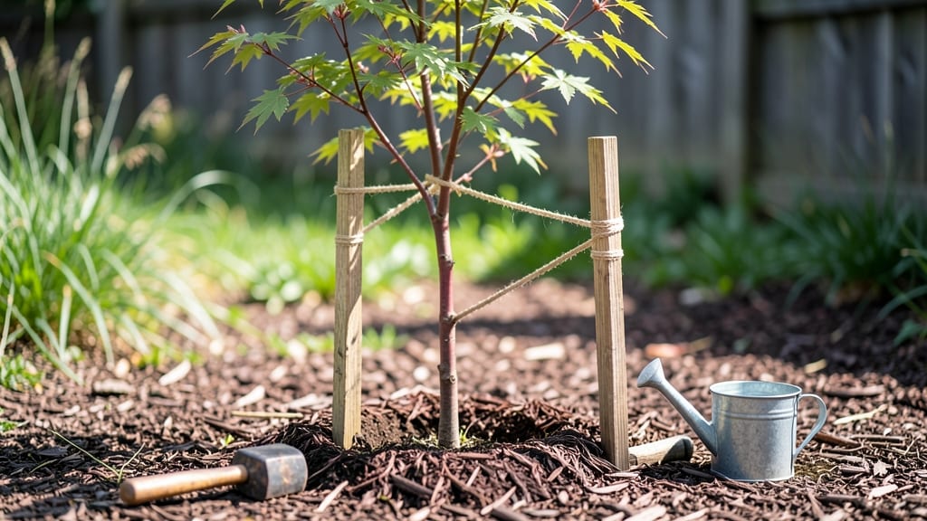 How to Stake a Tree with 2 Stakes: The Proven Method for Steady Growth