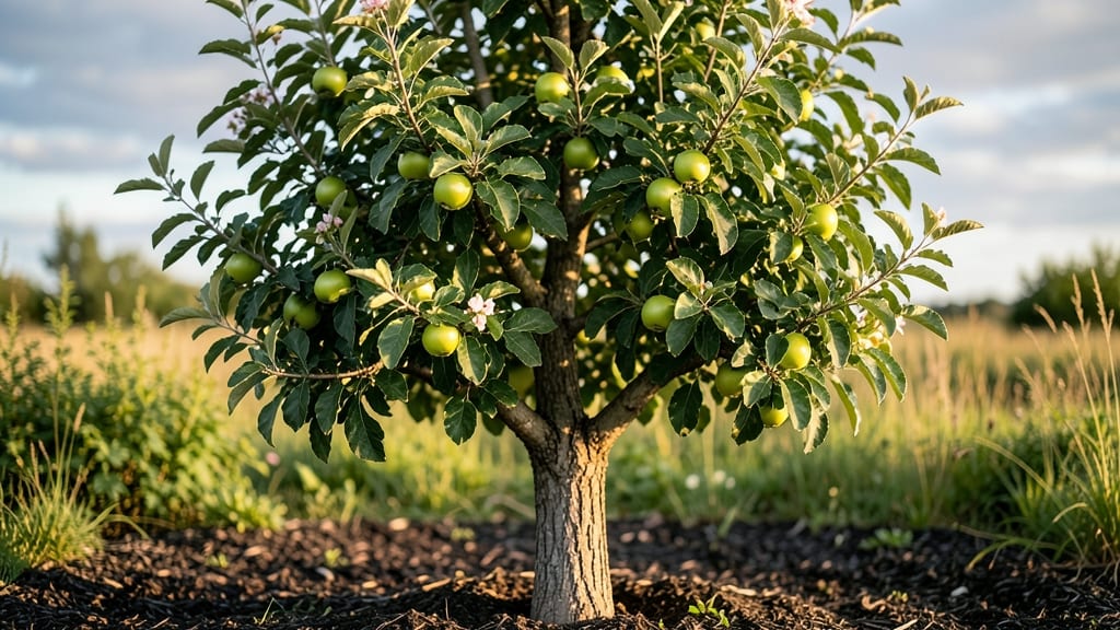Granny Smith Apple Tree Leaves: Pest-Resistant Shield for Lush Canopy Growth