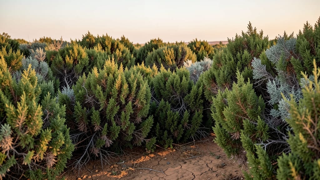 Native Evergreen Shrub Berm