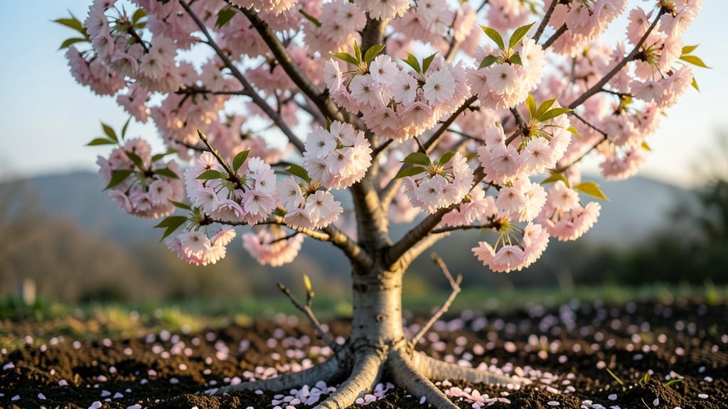 Cherry Blossom Tree in Spring: Fragrant Canopy That Blooms for Weeks