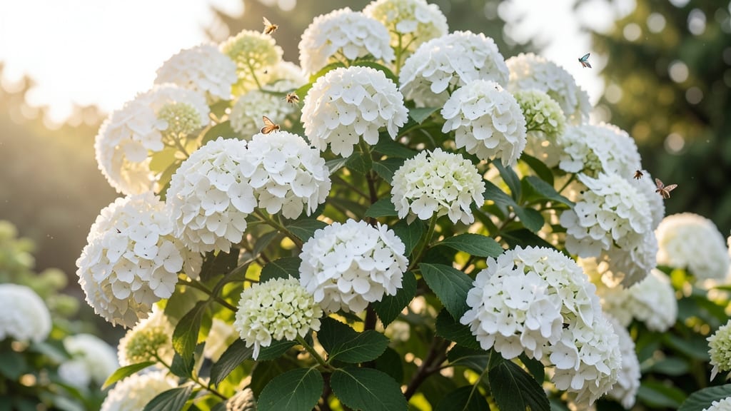Smoothtree Hydrangea for Fragrant White Flowers