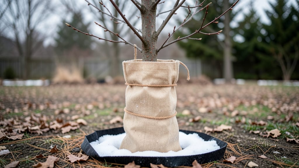 Tree Bags for Winter: Windproof Barrier for Frost-Tender Plants