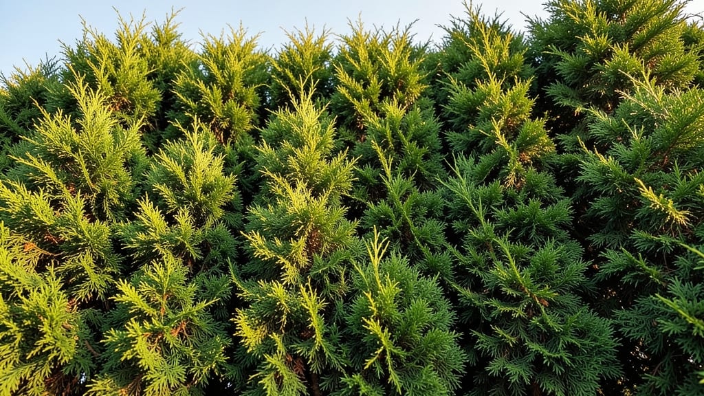 Fast-Growing Arborvitae Privacy Berm
