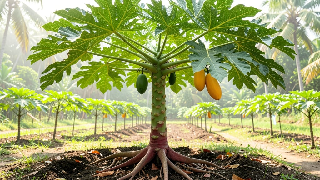 How Tall Can a Papaya Tree Grow: Dwarf vs Giant Varieties Explained