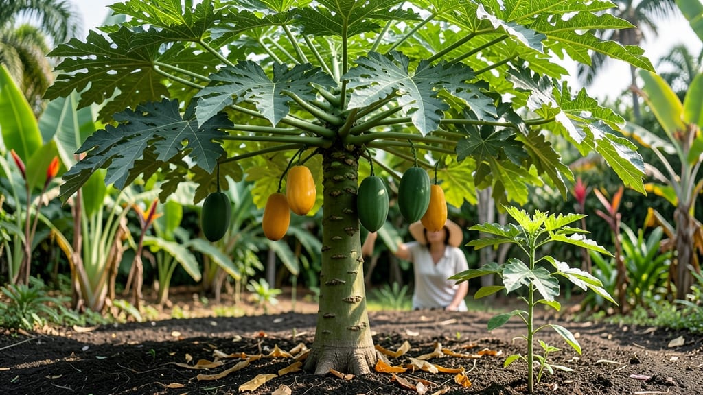 How Tall Do Papaya Trees Grow: Fastest Varieties and Growth Timeline