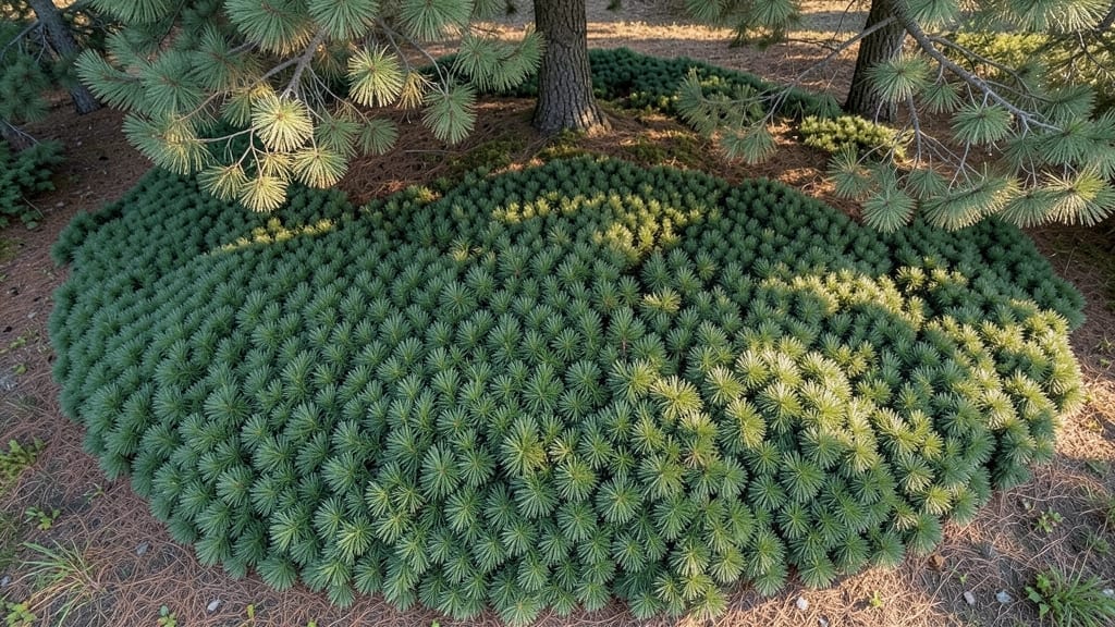 Dwarf Alberta Spruce Ground Cover