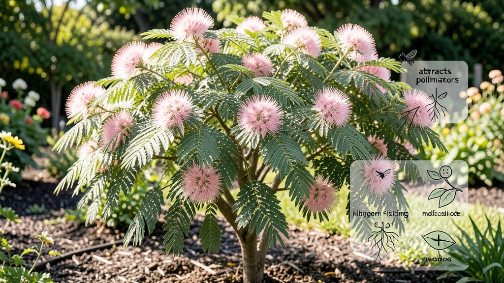 Mimosa Tree Flower Benefits: How They Boost Soil and Air Quality Naturally