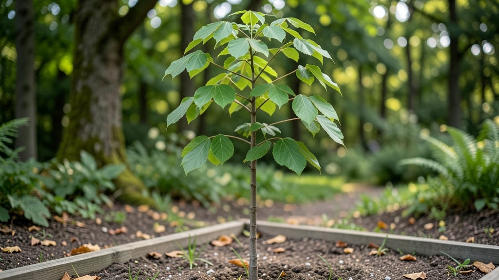 What Does a Young Walnut Tree Look Like: Leaf Shape and Bark Texture Compared to Mature Trees